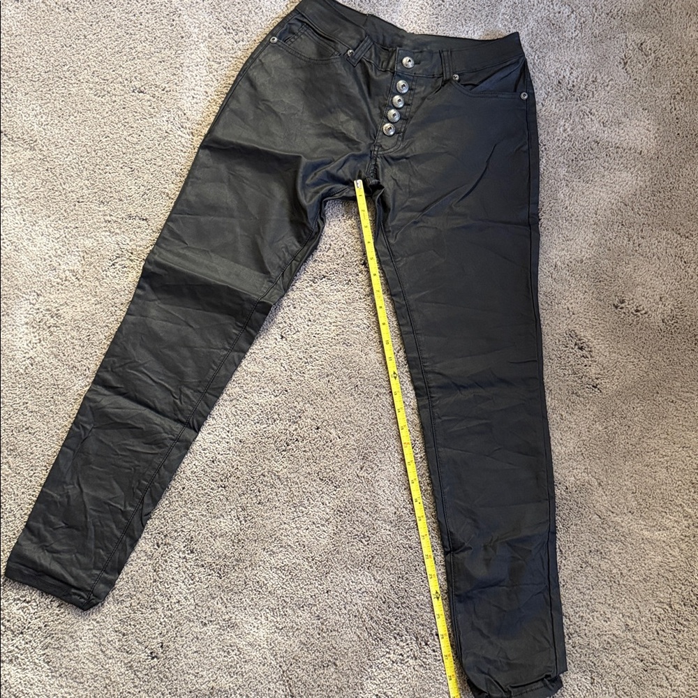 Venti6 Viscose Blk pants stretch NWT